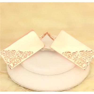 Серьги позолота  H01-12004