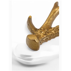 Подставка для бутылки «Рог», под бронзу с позолотой