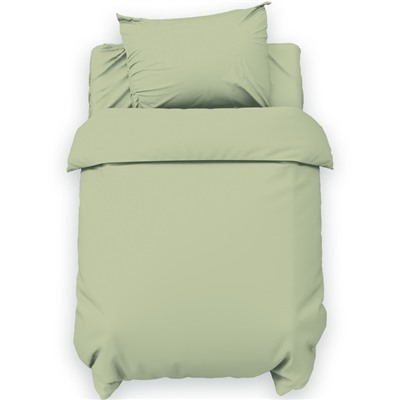 Постельное бельё LoveLife Young grass 112×143 см, 60×120+20 см, 40×60 см, хлопок, сатин, 125 г/м²