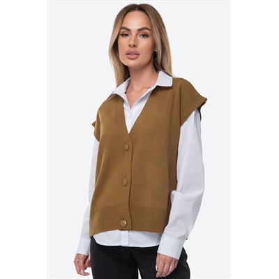 Женский вязаный жилет Happyfox