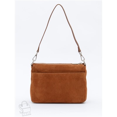 Сумка женская кожаная 8269PEF brown Polina&Eiterou