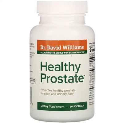 Dr. Williams, Healthy Prostate, 60 Softgels