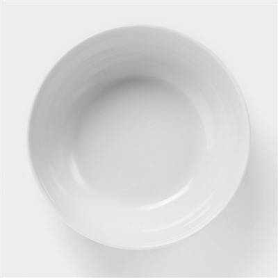 Салатник новогодний «Домашние гномики», 580 мл, d=15.5 см, фарфор, цвет белый