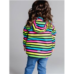 Куртка детская текстильная с полиуретановым покрытием для девочек (ветровка)