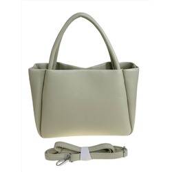 Женская сумка из искусственной кожи, цвет оливковый