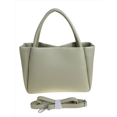 Женская сумка из искусственной кожи, цвет оливковый