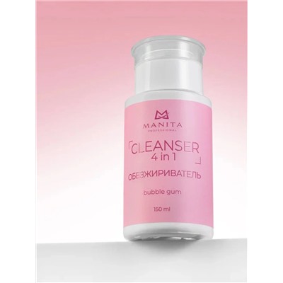 MANITA Обезжириватель для ногтей универсальный 4 в 1 / Bubble Gum, 150 мл 28242