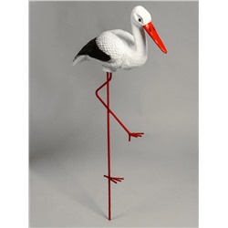Садовая фигура из полистоуна «Аист», 75×51×17 см