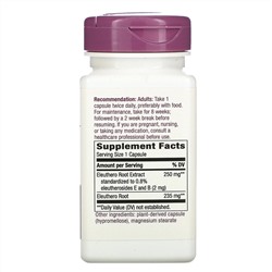 Nature's Way, сибирский женьшень, 250 мг, 60 веганских капсул