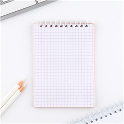 Блокнот А6, 40 л., на гребне «Выпускник, удачи! Вперед к знаниям»