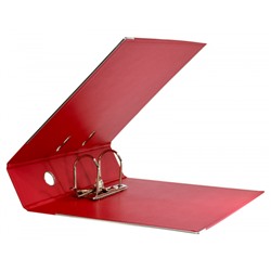 Папка-регистратор 75 мм PVC 2-стор. разборный, малиновый, с уголками P2PVC-75/RR inФОРМАТ