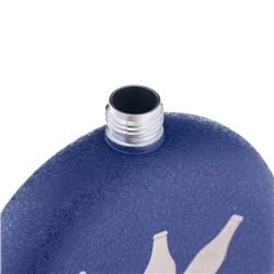 Фляжка Alcohol, нержавеющая сталь, круглая, 150 мл, 5 oz