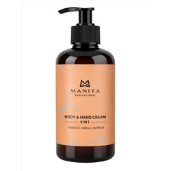 MANITA Парфюмированный крем для рук и тела / Tobacco, Vanilla, Saffron, 300 мл 28313