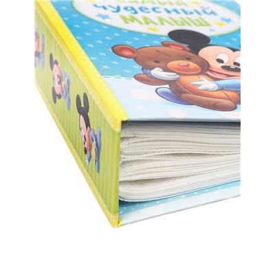 Фотоальбом на 100 фото в твёрдой обложке «Самый лучший малыш», Микки Маус и друзья
