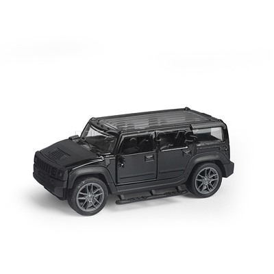 Модель металл General Motors Hummer H2 10см, (откр., двери) инерц., в коробке
