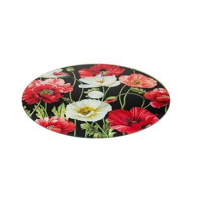 Тортовница вращающаяся Маки 32*3см