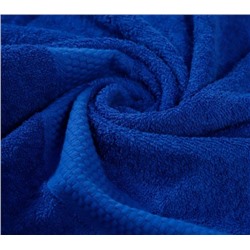 Полотенце банное махровое Софатекс 100х150 для ванны и душа (Синий)