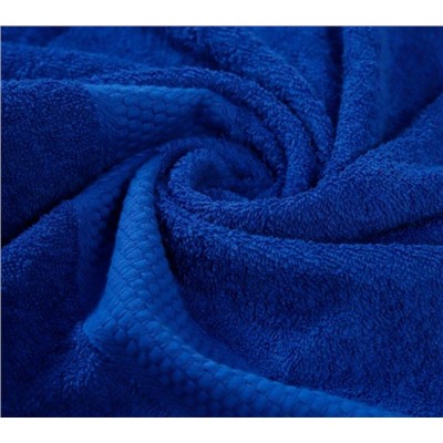 Полотенце банное махровое Софатекс 100х150 для ванны и душа (Синий)