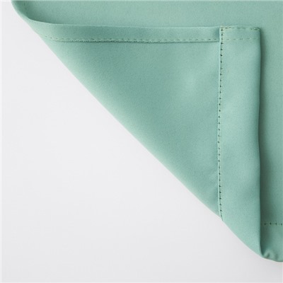 Штора блэкаут портьерная Witerra «Матовый», 135×260 см, мятная