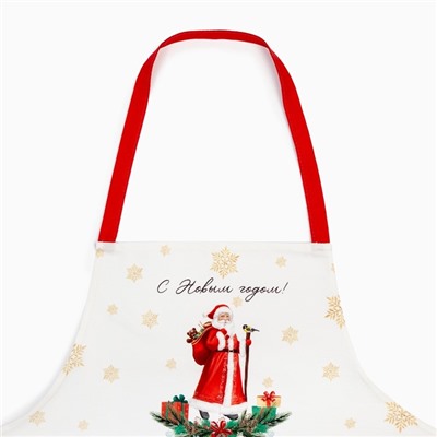 Набор подарочный новогодний «Этель. Новогодняя ярмарка»: фартук, полотенце, прихватка