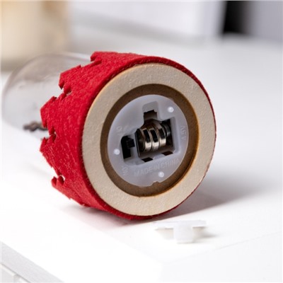 Светодиодная фигура под куполом «Оленёнок» 6×9.5×6 см, дерево, батарейки LR1130×3 (в комплекте), свечение тёплое белое