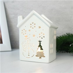 Аромалампа Домик 12 см новогодняя / 936 /уп 96/ПРОМО АКЦИЯ