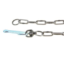 Цепь для привязи собак, 3 м, калибр 5×36 мм, черная