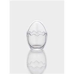Конфетница «Яйцо», 170 мл, 8.3×11.5 см, стекло, прозрачная