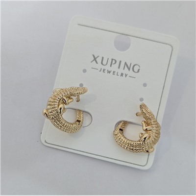 Серьги коллекция "Xuping" покрытие позолота, арт.004.106