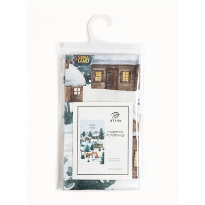 Полотенце Этель Forest animals 40×73 см, 100% хлопок, саржа 190 г/м²