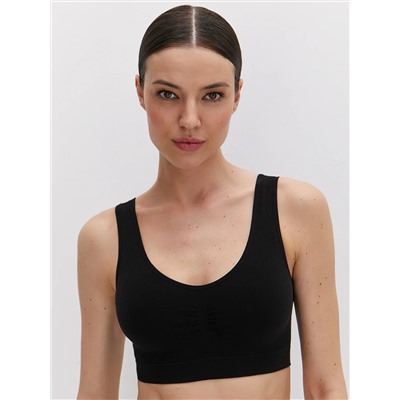 Omsa Топ OmD 1121S Cotton Майка "Toп" женская (кроп-топ на широких бретелях с вкладышами), CO