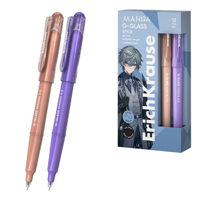 Ручка гелевая 0.5 мм Торпеда "Аниме "61306 черная ErichKrause