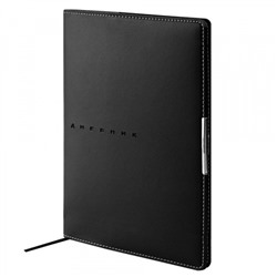 Дневник 1-11 класс (твердая обложка) "МЕТРОПОЛЬ/METROPOL" черный искусственная кожа 10-208/03 Альт