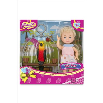 Игровой набор "Paula. С питомцем", с попугаем Игрушки разных брендов, 267844
