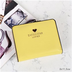 Портмоне 9*11.5 см лимонный / C078-2B /уп.10/100/ А