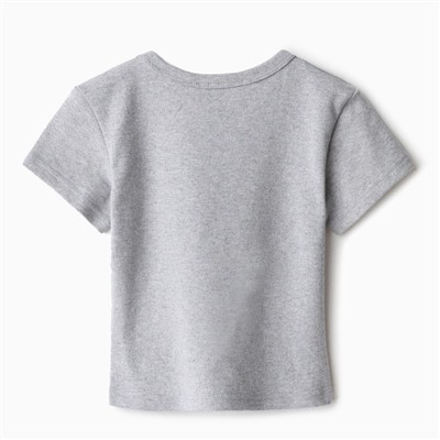 Футболка детская KAFTAN: Basic line, размер 30 (98-104 см), серая