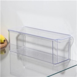 Контейнер для холодильника с крышкой IDEA, 10×30×10 см, пластик, прозрачный