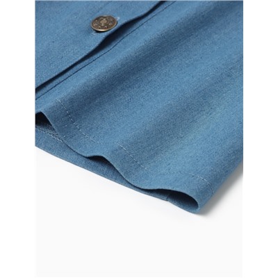 Сарафан для девочки MINAKU: Jeans collection, голубой, рост 152 см