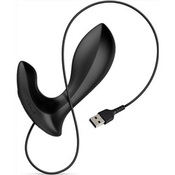 Черная анальная вибровтулка Nexus Duo Plug Medium