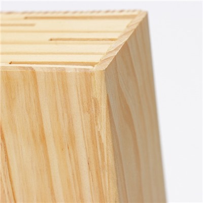 УЦЕНКА Набор ножей кухонных на подставке Доляна «Кронос», 7 предметов на подставке