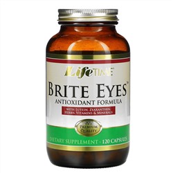 LifeTime Vitamins, Антиоксидантная формула Brite Eyes, 120 капсул