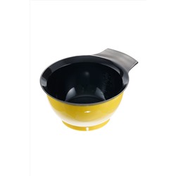 Dewal Чаша для смешивания краски с ручкой и прорезиненной вставкой T-005mango, пластик, желтый, 330 мл KRISTALLER, 1109911