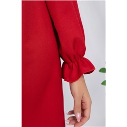 Платье Яркий акцент (красное) П12959-36М