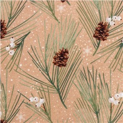 Фартук новогодний «Этель» «Spruce branches» 60×70 см, 100% хлопок, саржа 190 г/м²