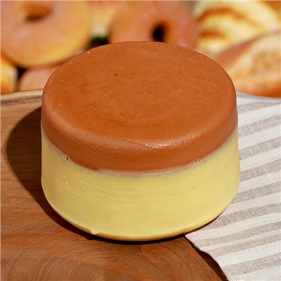 Муляж «Хлопковый чизкейк», классический, 10×10×6 см