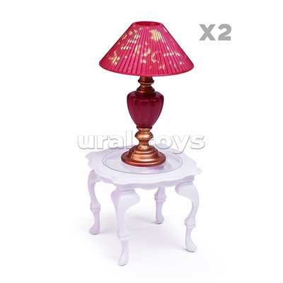 Набор мебели для кукол 9704 "Комната отдыха" в коробке