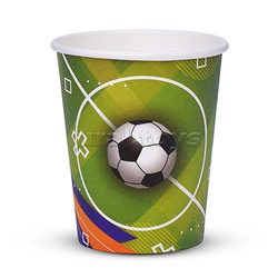 Набор посуды одноразовой "Футбол" стаканы (10 шт)