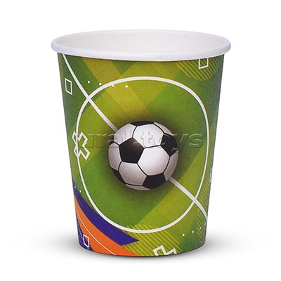 Набор посуды одноразовой "Футбол" стаканы (10 шт)
