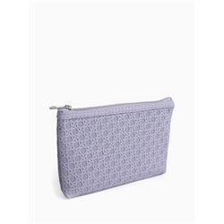 Набор простых косметичек на молниях 2 в 1, сиреневый