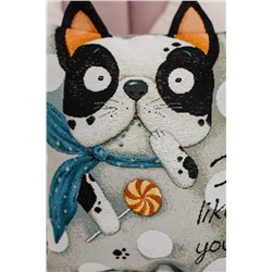 Наволочка декоративная Бульдог 32*32